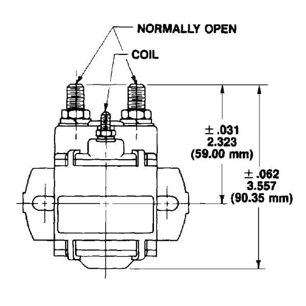 DC Power Solenoid, 24V, Amps 100