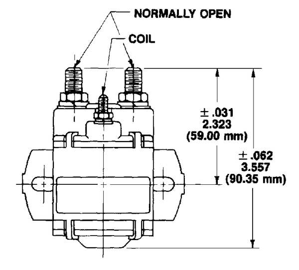 DC Power Solenoid, 36V, Amps 100