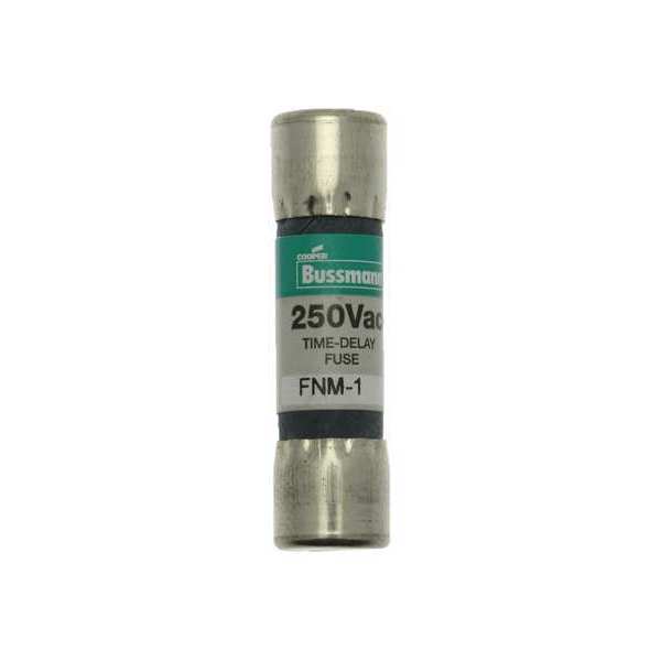 Fuse, Time Delay, 1A, FNM Series, 250V AC, Not Rated, 1-1/2