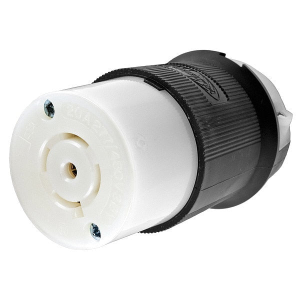 20A Twist-Lock Connector 4P 5W 277/480VAC L22-20R BK/WT