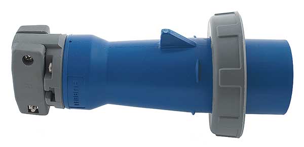 IEC Pin and Sleeve Plug, 2P, 3W, 100A, 250V