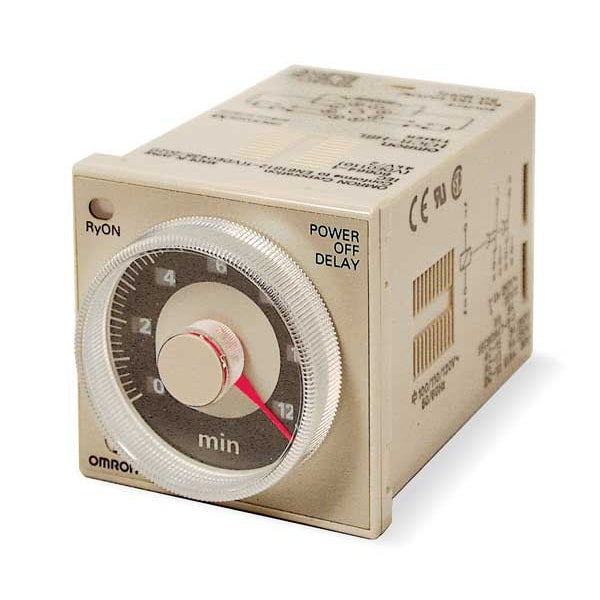 Time Delay Rlay, 120VAC, 5A, DPDT, 0.05 sec.