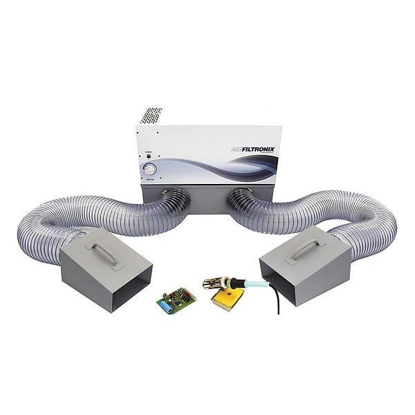 Fume Extractor, 5 ft L Hose, 5 in Dia