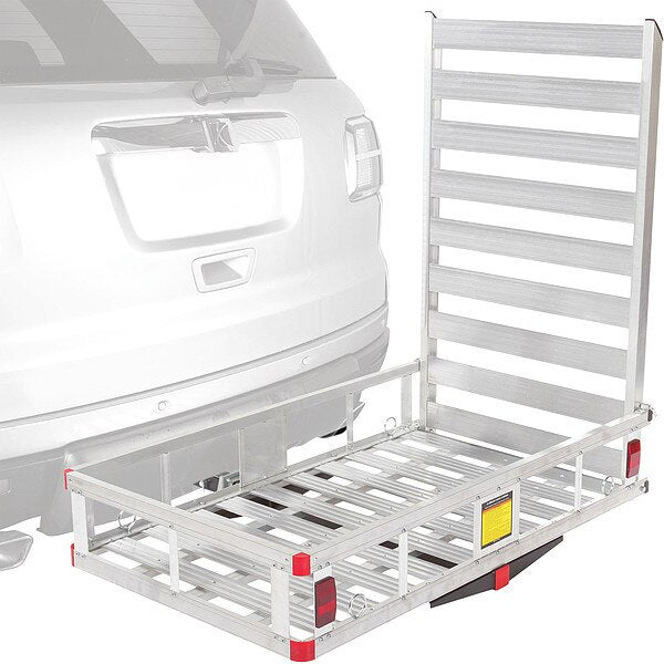 Cargo Carrier, Silver, Single/Drop Door