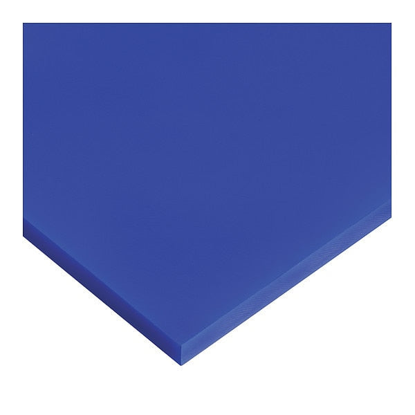 Blue Cast Acrylic Rectangle Stock 1 ft L