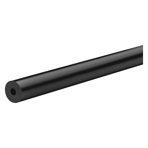 Beige ABS Tube Stock 1 ft L, 1/4 in Inside Dia, 5/8 in Outside Dia