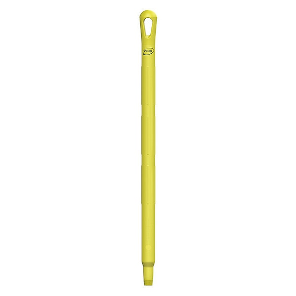 Color Coded Handle, 1 1/4 in Dia, Yellow, Polypropylene