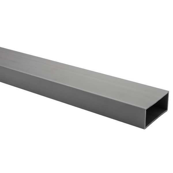 Gray PVC Type 1 Tube Stock 2 ft L