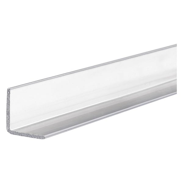Gray Polycarbonate Angle Stock, 6 ft L, 0.05 in T, 9,700 psi