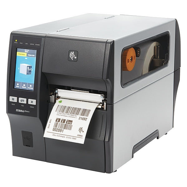Industrial Printer, 203 dpi, ZT400 Series, Dispensing Style: Cutter
