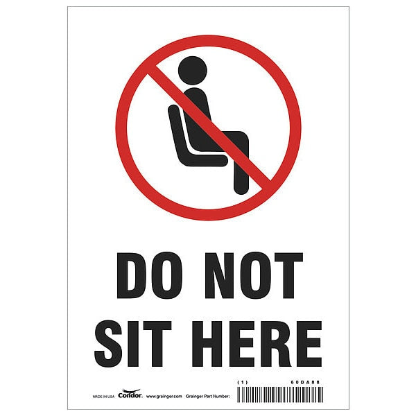 Do Not Sit Here Sign, 7