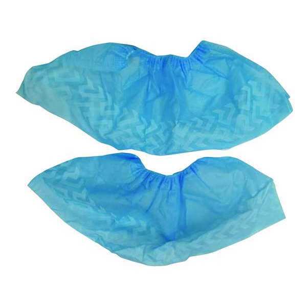 Shoe Covers, Universal, White/Blue, PK100