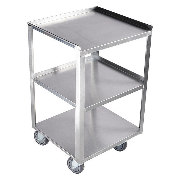 Stainless Steel Utility Cart, No Handle, 300 lb