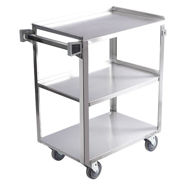 Stainless Steel Utility Cart, No Handle, 500 lb