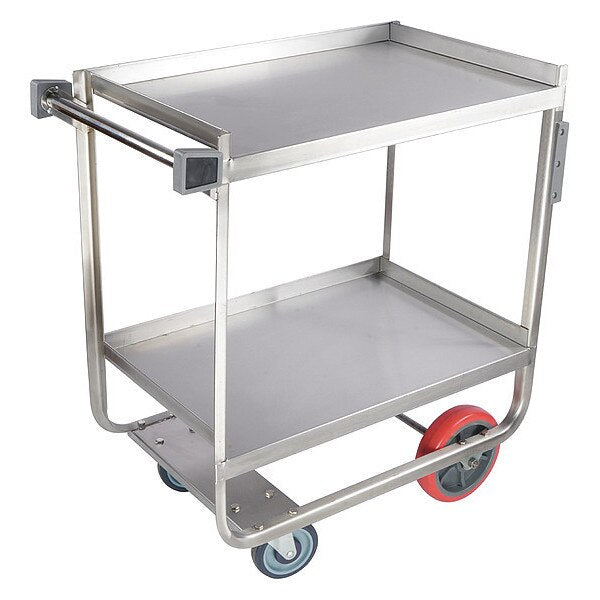 Stainless Steel Utility Cart, No Handle, 700 lb