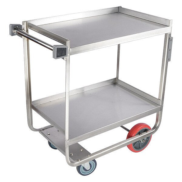 Stainless Steel Utility Cart, No Handle, 700 lb
