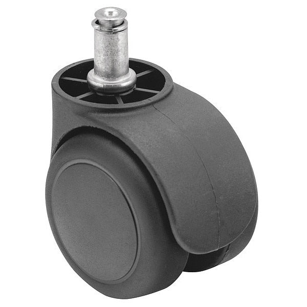 55mm Non-Marking Nylon Swivel Caster, No Brake, Loads Up To 75 lb