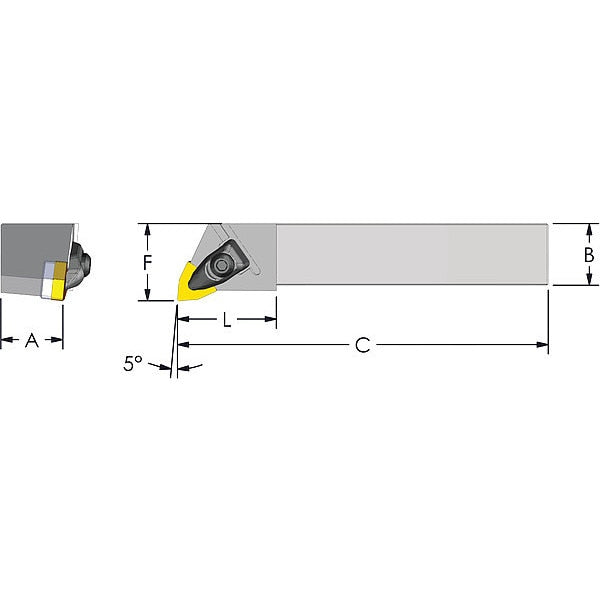 Indexable Profiling End Mill, 1