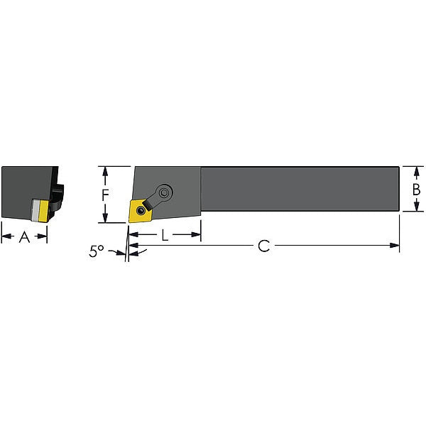 Indexable Profiling End Mill, 1