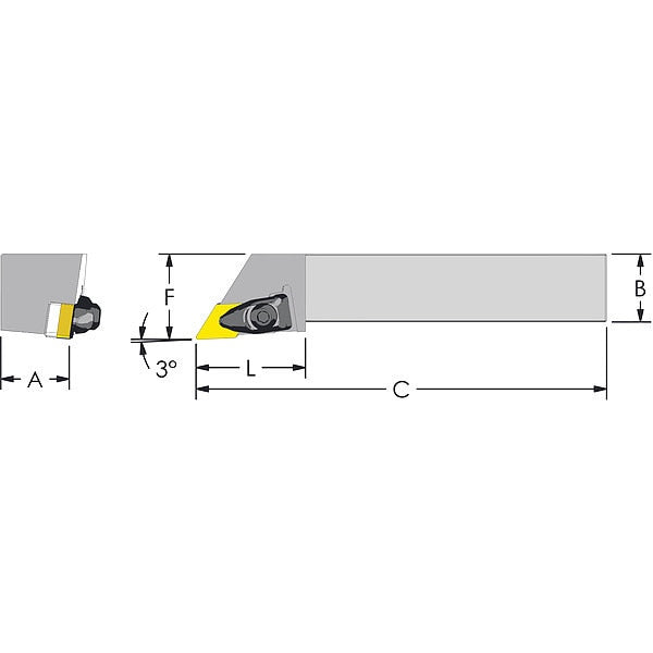 Indexable Profiling End Mill, 1