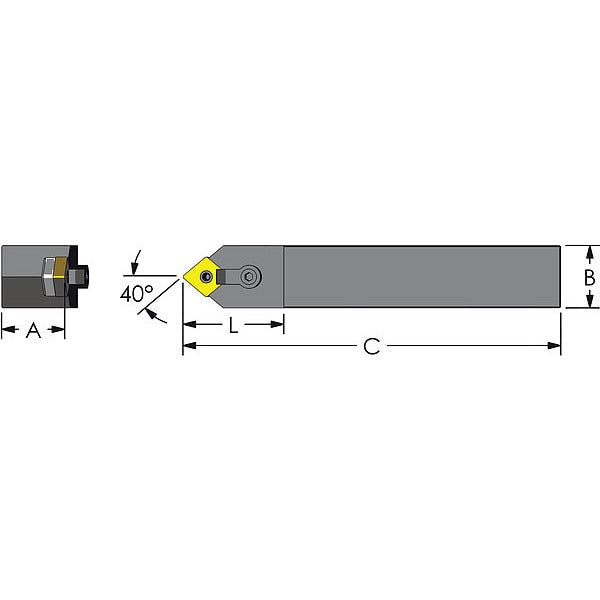 Indexable Profiling End Mill, 1