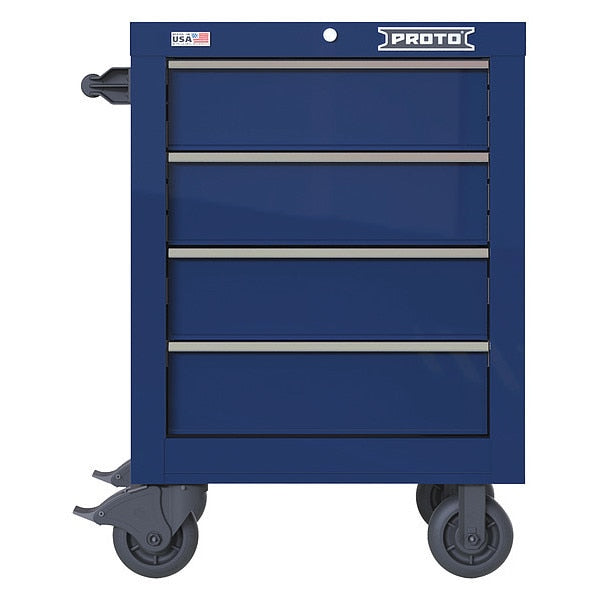Rolling Tool Cabinet, Blue, Heavy Duty