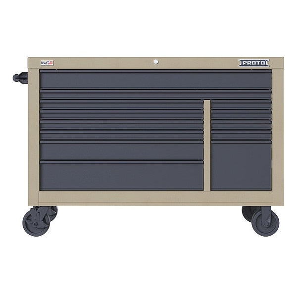 Rolling Tool Cabinet, Gray, Heavy Duty