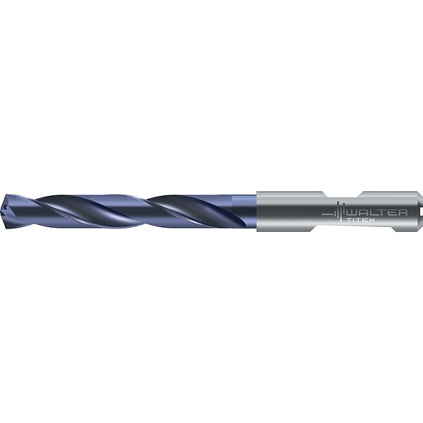 Walter Titex - Solid carbide twist drill, Jobber Length Drill Bit, 91.00 mm L, 7287815