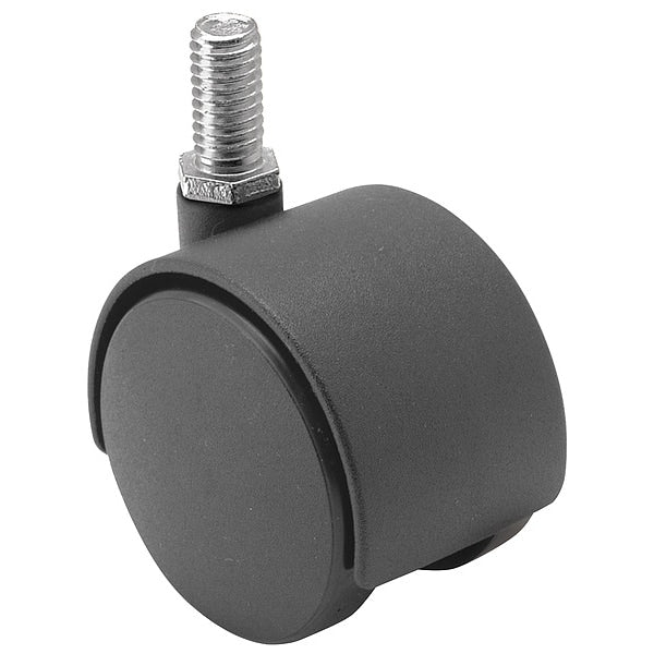 40mm Non-Marking Nylon Swivel Caster, No Brake, Loads Up To 40 lb