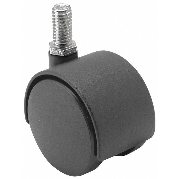 40mm Non-Marking Nylon Swivel Caster, No Brake, Loads Up To 40 lb