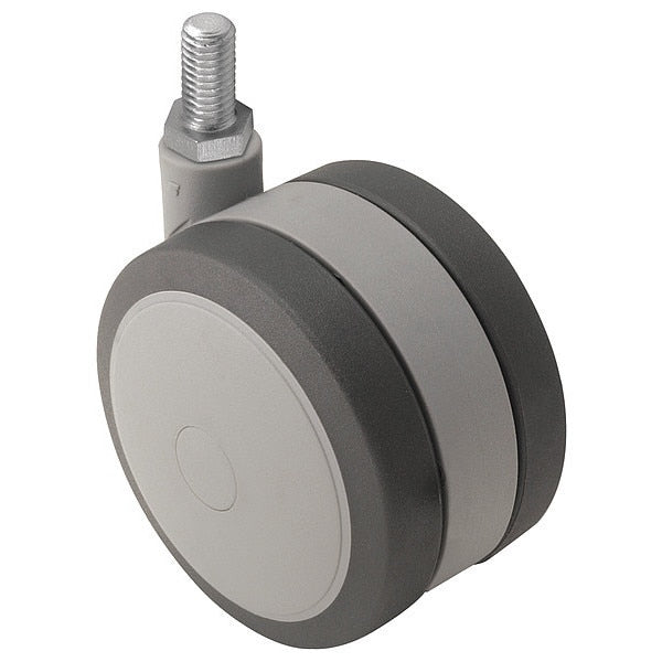 75mm Non-Marking Thermoplastic Elastomer Swivel Caster, No Brake, Loads Up To 165 lb