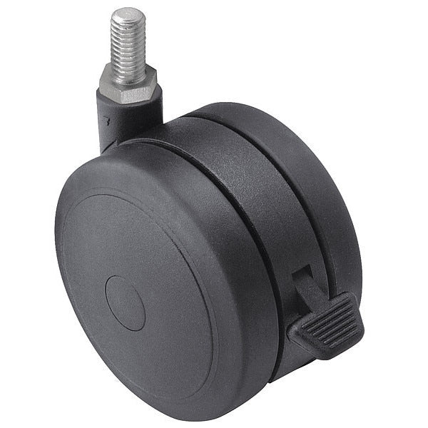 100mm Non-Marking Thermoplastic Elastomer Swivel Caster, No Brake, Loads Up To 225 lb