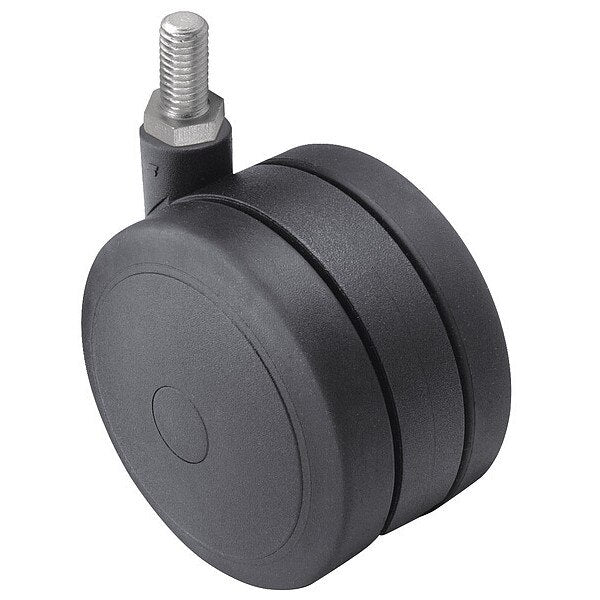 100mm Non-Marking Thermoplastic Elastomer Swivel Caster, Side Brake, Loads Up To 225 lb