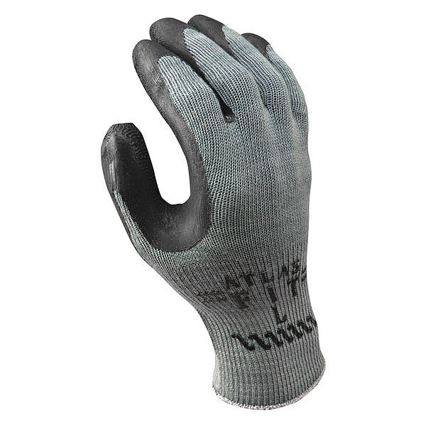 VF, Coated Gloves, Blk/Gry, M, 3NGX8, PR