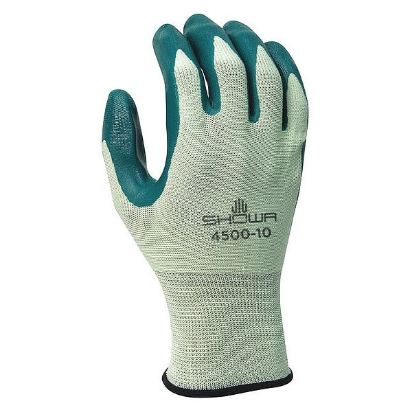 VF, Coated Gloves, Grn, 10, 6KF81, PR