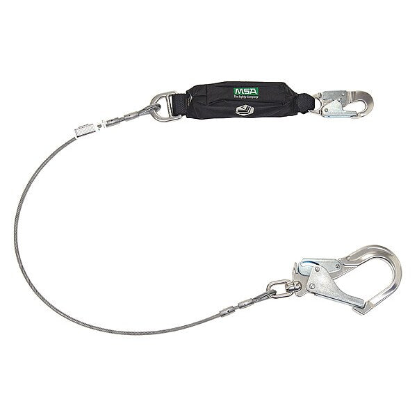 Shock Absorbing Lanyard, Single Leg, 12ft.