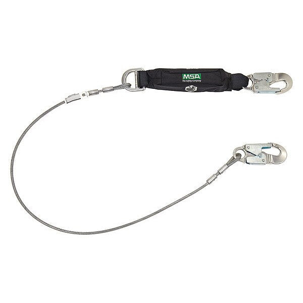 Shock Absorbing Lanyard, Single Leg, 12ft.