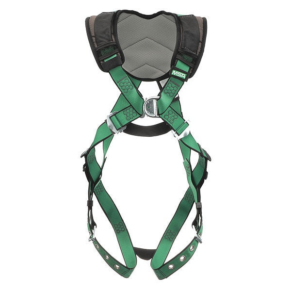 Safety Harness, Vest Style, XS, Polyester, Green