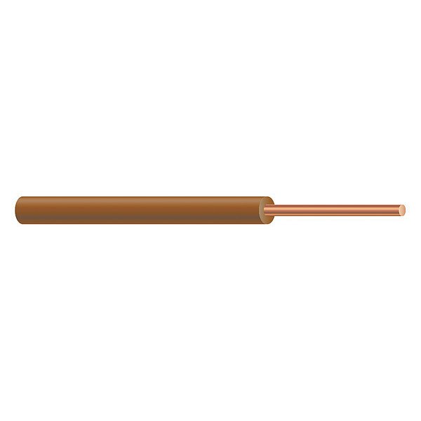 Underground Feeder Cable, 12 AWG, 500 ft L, Jacket Color: Brown