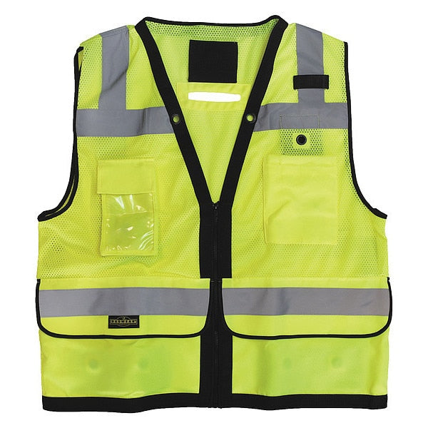 Safety Tether Vest, Heavy Duty, Green, 3X