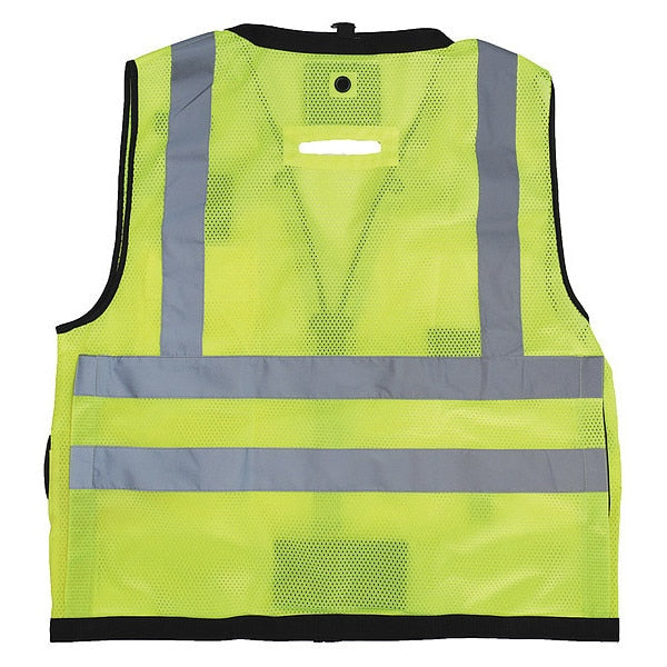 Safety Tether Vest, Heavy Duty, Green, 4X
