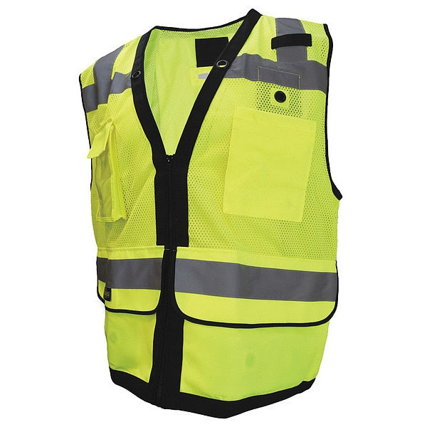 Safety Tether Vest, Heavy Duty, Green, 3X