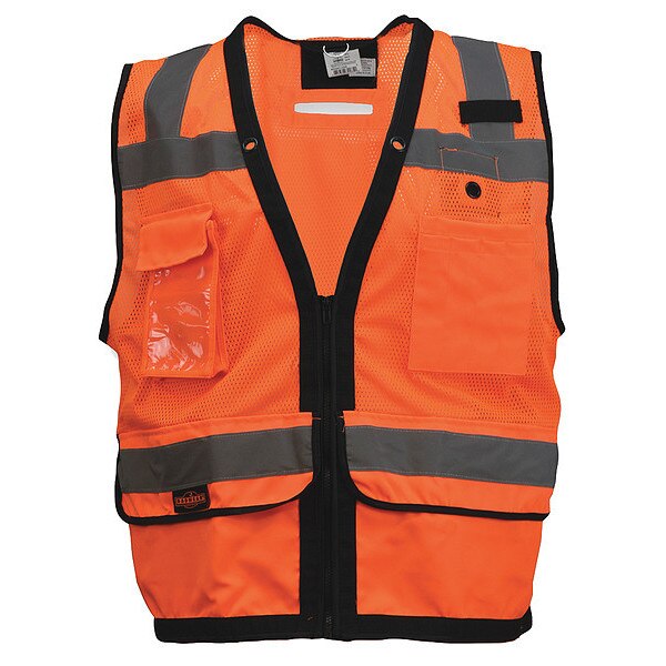 Safety Tether VestHeavy Duty, Orange, M