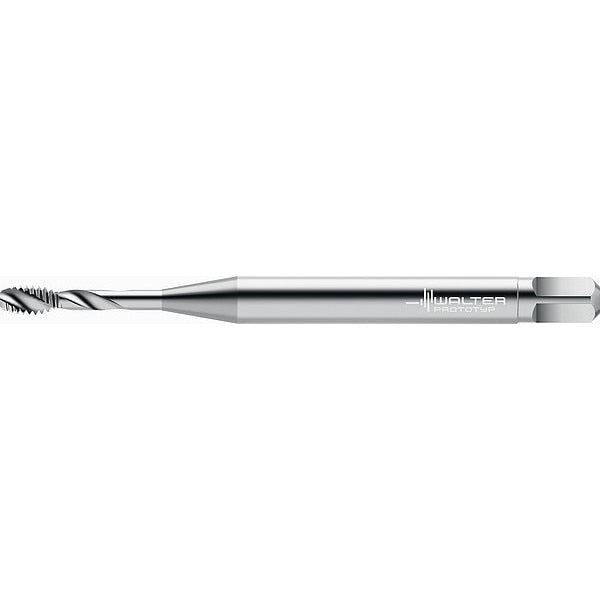 Spiral Flute Tap, #2-56, Modified Bottoming, 2 Flutes