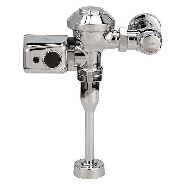 1.0 to 1.5 gpf, Automatic Flush Valve, Polished Chrome, 3/4