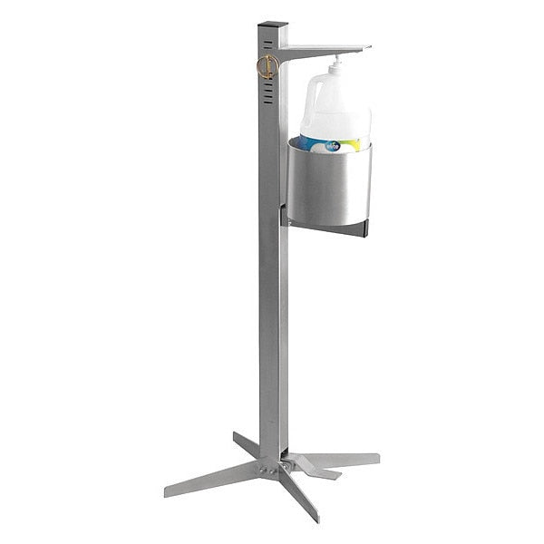 Hand Sanitizer Dispenser Stand, Gel Form, Material: Steel