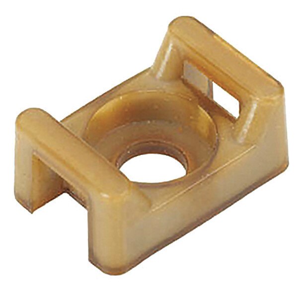 Tie Mount, #8 (M4) Screw, PEEK, Transluc