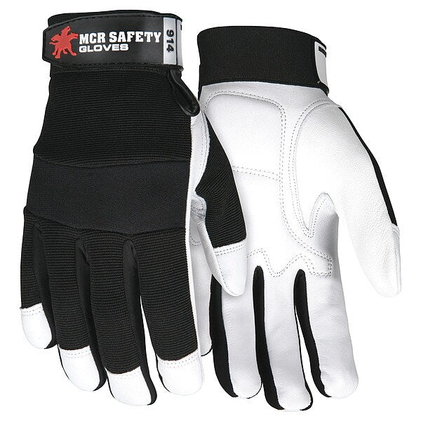 Mechanics Glove, L, Full Finger, PR