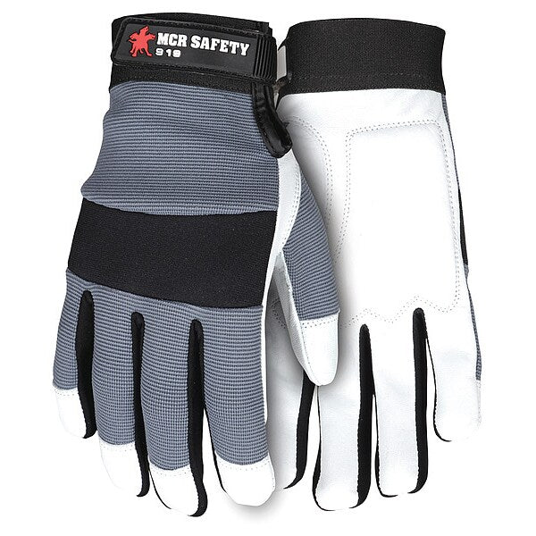 Mechanics Glove, L, Full Finger, PR
