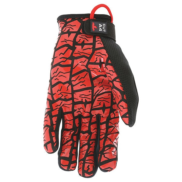Impact Resistant Glove, L, Full Finger, PR
